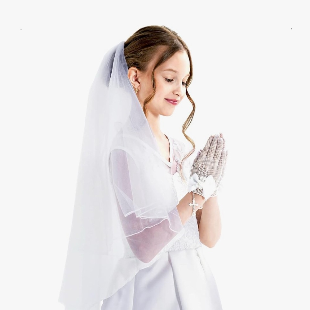 White Layered Veil